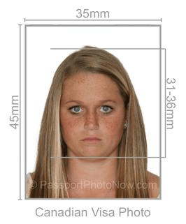 Canadian Visa Photo requirement