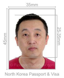 Korea, North Passport & Visa Photo requirement