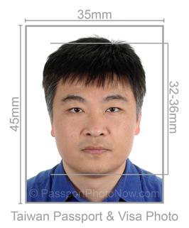 Taiwan Passport & Visa Photo requirement