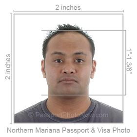 Northern Mariana Passport & Visa Photo requirement
