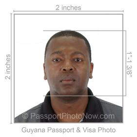 Guyana Passport & Visa Photo requirement