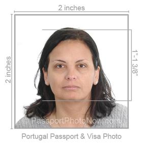 Portugal Passport & Visa Photo requirement
