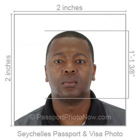 Seychellian Passport & Visa Photo requirement