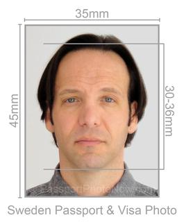 Sweden Passport & Visa Photo requirement